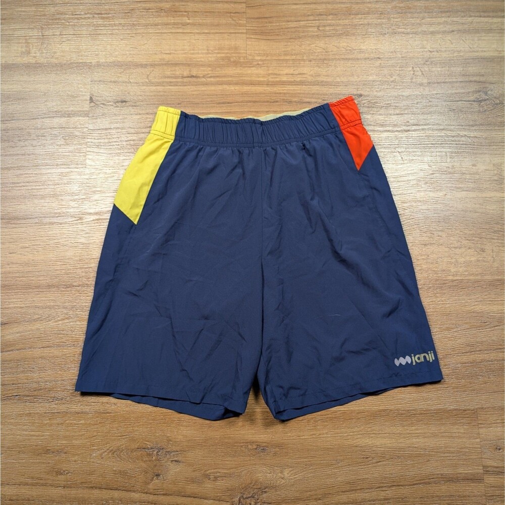 Janji AFO Shorts Mens Size S Blue Athletic Running Training Gym 7" Inseam